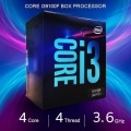 Prosesor Intel Core i3-9100F Cache 6 M, hingga 4,20 GHz